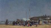 Eugene Boudin The Beach at Trouville china oil painting artist